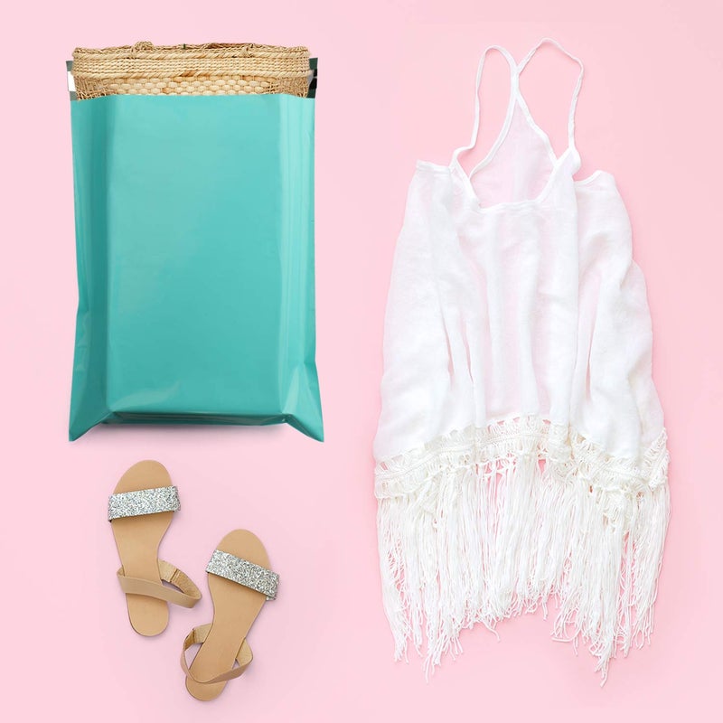 Metronic Poly Mailers 12x15.5 200 Pack Large Shipping Bagsï¼ŒStrong Adhesive Mailing Bags, Waterproof and Tear-Proof Multipurpose Envelopes for Clothing, Small Business,Postal Bags Teal - Image 5